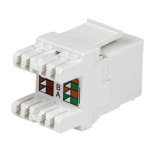RJ45 Cat 5e Keystone Jack 180 degree Network Connector