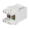 RJ45 Cat 5e Keystone Jack 180 degree Network Connector