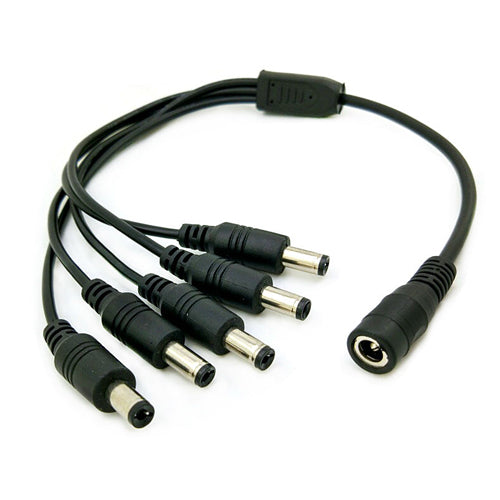 Cable BNC Female / Power Male DC Power Splitter 1-to-5 30cm