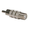 RCA Male Plug to F Type Video Coaxial Coax Jack Female