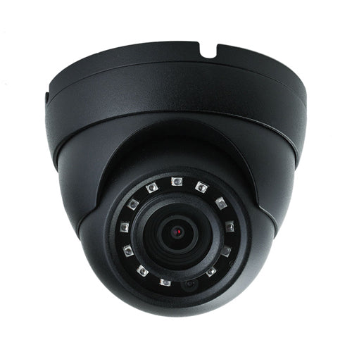 2MP 1080P 2.8mm 30M IR Black Dome DC12V IP67