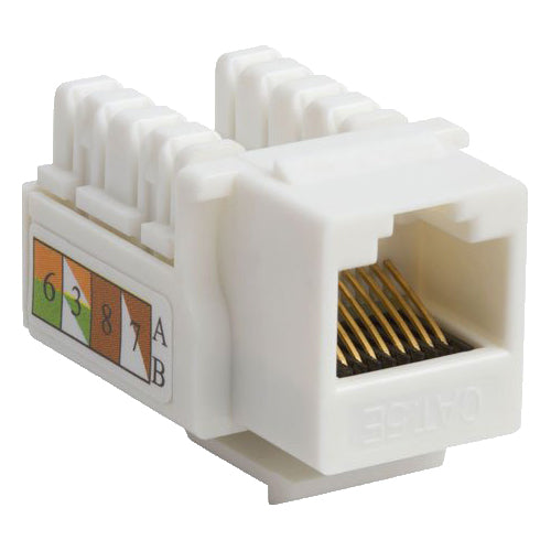 RJ45 Cat 5e Keystone Jack 90 degree Network Connector