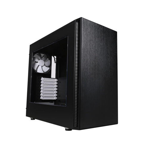 Computer Case - Fractal Design Define S Black Window Silent ATX Midtower