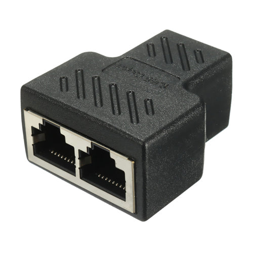 Network Splitter Ethernet Cable 1 to 2 Y Adapter RJ45 CAT5e/6 LAN Switch