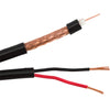 500-FT RG59U Siamese Cable (Black) Coaxial CCTV Cable