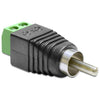 RCA Male Plug to 2 Pin Screw Terminal