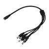 Cable BNC Female / Power Male DC Power Splitter 1-to-5 30cm