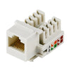 RJ45 Cat 5e Keystone Jack 90 degree Network Connector