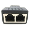 Network Splitter Ethernet Cable 1 to 2 Y Adapter RJ45 CAT5e/6 LAN Switch
