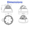 2MP 1080p HDCVI 2.8~12mm Varifocal 24M IR Dome DC12V IP66