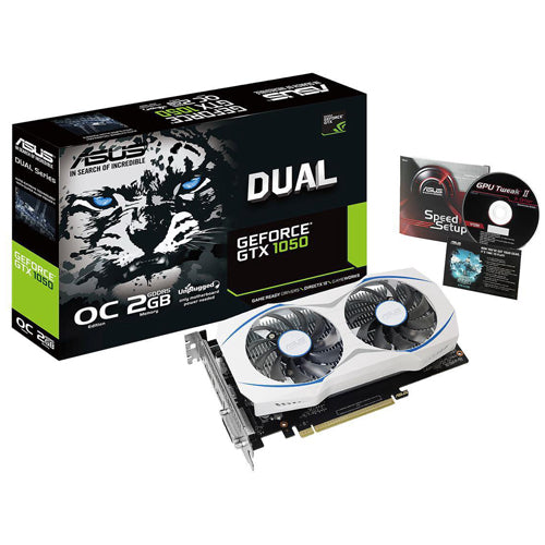 Video Card ASUS GF GTX 1050 DirectX 12 2GB GDDR5 PCIEx DVI-D