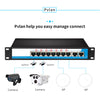 10-Port Gigabit 8+2 POE Switch 15.4W,2 fixed VLAN, long distance