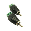 RCA Male Plug to 2 Pin Screw Terminal