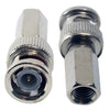 BNC/RG59 TWIST-ON CONNECTOR FOR DUAL SHIELD RG59 COAX CABLE