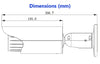 3MP 3~12mm Varifocal 20M IR Bullet DC12V/PoE IP66