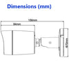 2MP 1080P 3.6mm 30M IR Bullet DC12V IP67