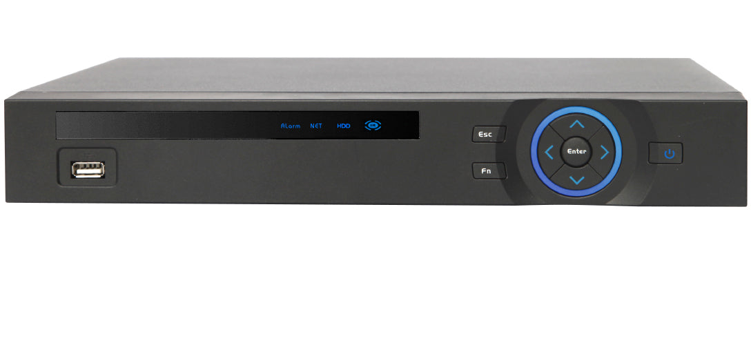 32-CH XVR 1U Penta-brid HD,CVI,TVI,AHD,&IP 5,MegaPixel-HDMI,VGA