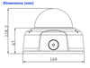 3MP 4.5~10mm Varifocal 20M IR Dome POE IP66/IK10