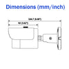 4MP 3.6mm 30M IR Bullet DC12V/PoE IP67
