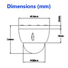 1MP 720P HDCVI Mini 12X Optical Zoom PTZ CMOS AC24V/1.5A IP66 IK10