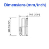 2MP 1080P 2.8mm MotionEye Detector DC12V