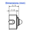 1MP 720P 3.6mm Pinhole Network 0. 01Lux/F1.2 DC12V