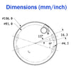 2MP 1080P 2.8mm 20M IR Dome DC12V/PoE IP67