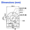 4-Holes Wall Mount Bracket for HDWxxM, HDWxxR-VF, HDBWxxF