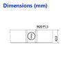 Aluminum & SECC Junction Box 138mm(L) x 42mm(W) PFA130