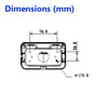 4-Holes Wall Mount Bracket for HDWxxM, HDWxxR-VF, HDBWxxF