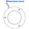 2MP 2.8mm 30M IR Mini Dome Wi-Fi Mini Dome DC12V IP66/IK10