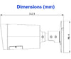 3MP 2.8~12mm Varifocal 30M IR Bullet Waterproof DC12V/PoE IP66
