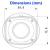 3MP 2.8~12mm Varifocal 30M IR Bullet Waterproof DC12V/PoE IP66