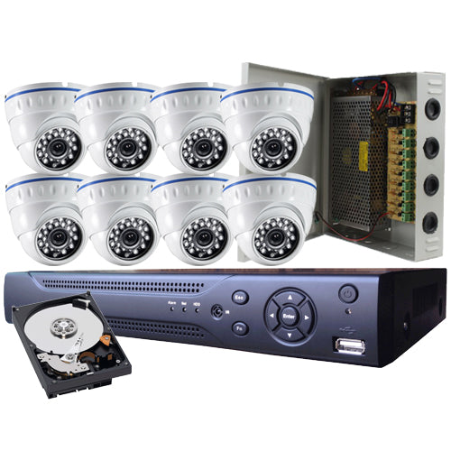 Kit 8 - CVI HL 960P - CVR HDCVI 8 Port System Kit
