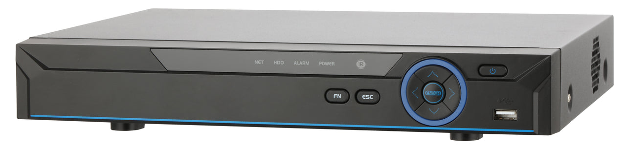 8-CH 1U HDCVI TRUE PENTA-BRID CVI,TVI, AHD, & IP 5-MEGAPIXEL - HDMI, VGA