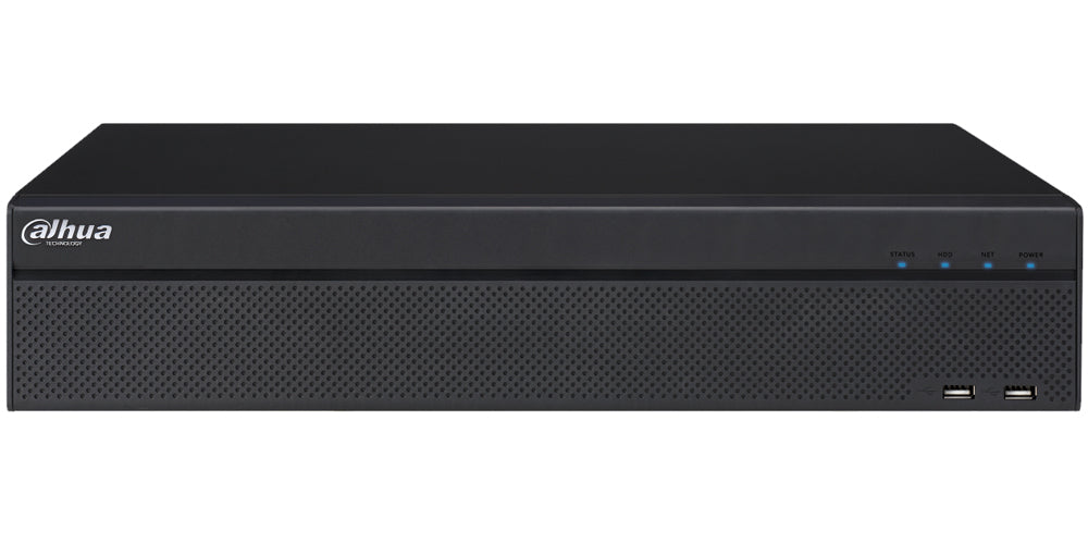 32-CH 2U 4K NVR •H.265 w/16POE 256Mbps 2 HDMI VGA 3840×216 Up to 8 SATA