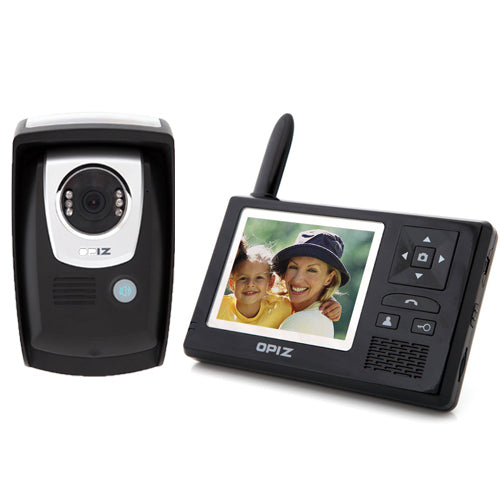 420 TVL Wireless Video Door Phone w/3.5" LCD 2GB SD