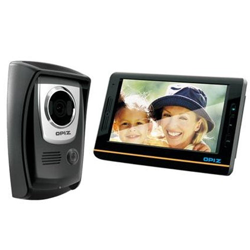 420 TVL Wireless Video Door Phone w/7" LCD 2GB SD