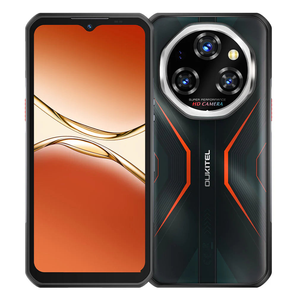 Oukitel WP55 Pro 5G Rugged Phone 6.6'' HD+ Display 11000mAh Big Battery 108MP Camera Android 15(16GB+512GB NFC)