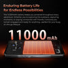 Oukitel WP55 Pro 5G Rugged Phone 6.6'' HD+ Display 11000mAh Big Battery 108MP Camera Android 15(16GB+512GB NFC)