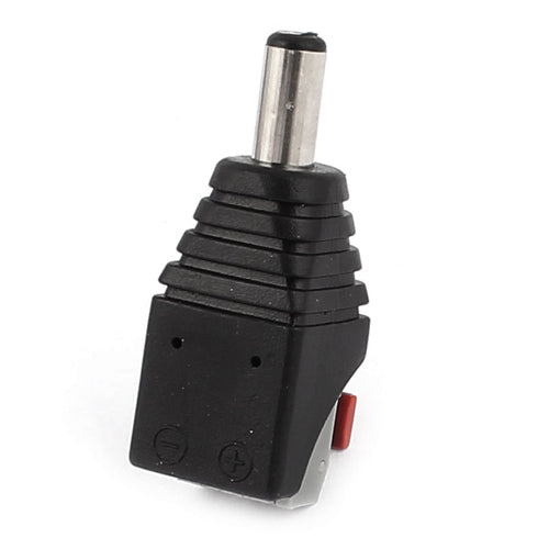 CCTV Male DC Power Jack Plug to Spring Terminal Quick Connector – Mega ...