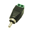 RCA Male Plug to 2 Pin Screw Terminal