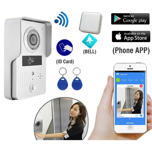 Metal Wi-Fi Video Doorphone Support ID Card Acces