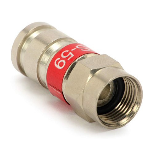RG59 F Connector Compression Fitting PCTDRS59