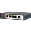 4-Port PoE Switch IEEE 802.3af 4+1 10/100Mbps DC 48V