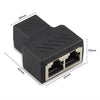 Network Splitter Ethernet Cable 1 to 2 Y Adapter RJ45 CAT5e/6 LAN Switch