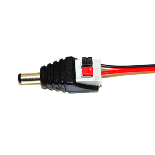 CCTV Male DC Power Jack Plug to Spring Terminal Quick Connector – Mega ...