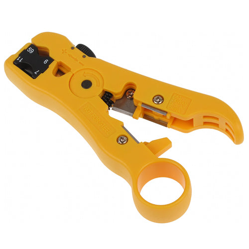 Universal Cable Stripper w/ Cutter for RG59, RG6, RG7 & RG11