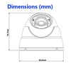 4MP HDCVI Dome 2.8mm IP67, 98FT-IR