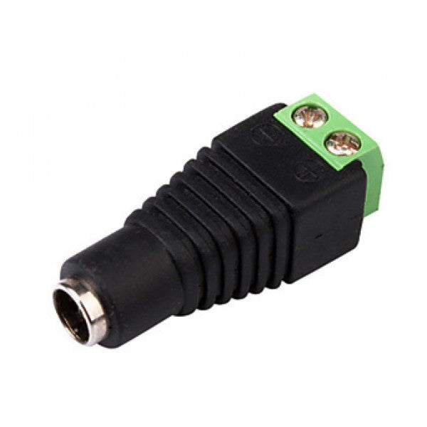 CCTV Female DC Power Jack Plug to Spring Terminal Quick Connector